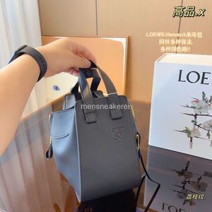 Capacity Designer New Totes Loe Bag Bags Women 2024 Pure Tote Casual Leather Hammock Handbags Style Versatile Summer Handbag Large S1IO