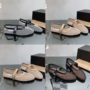 10a Dance Shoes Ballet Flats Tasarımcı Ayakkabı Kadınlar Bahar Kapiteli Gerçek Deri Kayma Balerin Lüks Yuvarlak Toe Bayanlar Elbise Ayakkabı 506