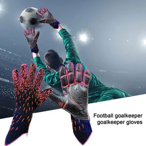 Luvas de goleiro goleiro forte aderência futebol com proteção de dedo para evitar lesões duráveis 240318
