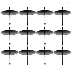 Kerzenhalter 12 Stück Kuchenständer Glasständer Basis Fix Zubehör Eisen Teelichter Kerzen