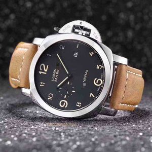 Lyxklockor för herrmekaniska armbandsur Panerrais Multifunktionsdesigner Watches High Quality Sapphire Stor diameter Watch Cusy