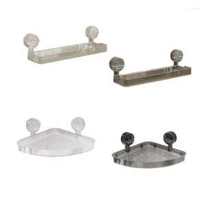 Kitchen Storage Convenient Suction Cup Sturdy And Modern Rack Accessible Container Holder For Everyday Items