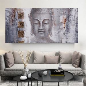 Zubehör Poster, Leinwandkunst, Buddha-Gemälde, Wandkunst, Bilder für Wohnzimmer, moderner Kunstdruck, große dekorative Bilder, ohne Rahmen