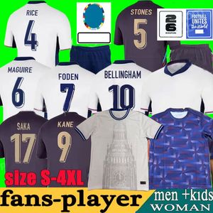 3xl 4xl Englands 2024 Jerseys de futebol de Bellingham Sterling Rashford Mount Foden Saka Procud