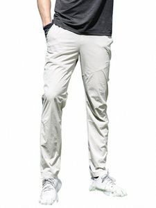 Летние легкие тонкие спортивные штаны мужские дышащие быстросохнущие спортивные брюки для гольфа на открытом воздухе мужские эластичные нейловые повседневные спортивные штаны Lg 26MO #