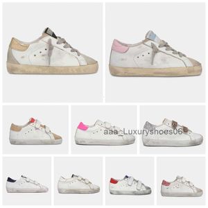 Goldenstar Goldenlies's Sneaker High Top Gooose Goos Goos Gosse Selling Kids Shoe Italia Brand Golden Childrens Super Star S Sequesce White D TPHK