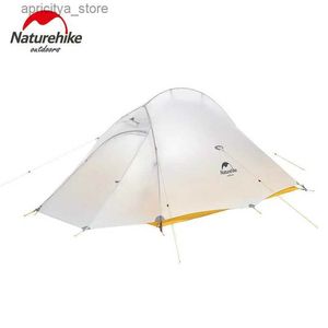 Tält och skydd NatureHike New Upgrade Cloud Up 2 Ultralight Tent 10D Nylon Silicone Portable Self Standing Outdoor Camping Tents With Free Mat24327