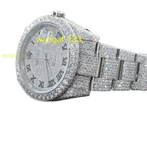 2023 LATT Discovrival VVS Moissanite 30 Carat Diamond Studded Busins ​​Watch Automatyczny zegarek unisex hip hop w BT cena