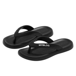 スリッパスリッパ新しいサンダルSOES MEN SUMMER MENS FLIP FLOPS IG QUALITY BEAC ANTI-SLIP ZAPATOS OMBRE CASUALMAN H240326LVJT