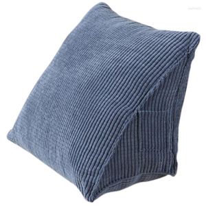 Pillow Comfortable Back Cushion Reading Backrest Wedge Lumbar Pad Bed Car Office Chair Rest Support