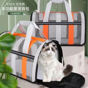 Cat Carriers Cats Bags Outing Portable Pet Bag Dog Backpack Carrying Handbag Schoolbag