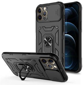 Capas de telefone 2 em 1 proteção à prova de choque para iphone 13 pro max 12 11 8 plus com câmera push pull fechar janela carro magnético bracke5098098