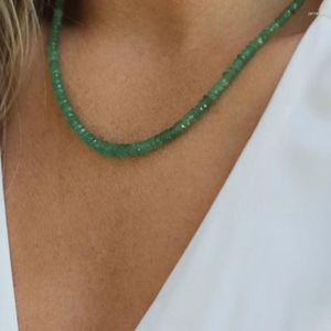 Pingentes 2024 contas facetadas colar pulseira verde cristal gargantilha mulheres jóias femininas presente de festa