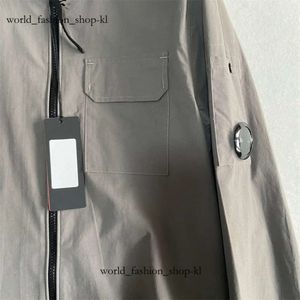 CP Compagny 재킷 코트 원 렌즈 라펠 셔츠 의류 의장 염색 된 유틸리티 오버 셔츠 야외 남성 카디건 겉옷 의류 714 349 CP 재킷