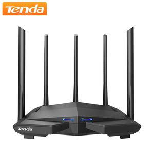 Tenda AC11 기가비트 WiFi 라우터 AC1200 듀얼 밴드 24G 5GHZ Mumimo 스마트 앱 제어 관리 W 5 안테나 신호 증폭기 240326