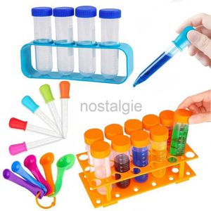 Intelligence toys Children Learning Resources Junior Science Giant Test Tube Set Early learning Education Fine Motor Skills Toys Role-playing Toy 24327