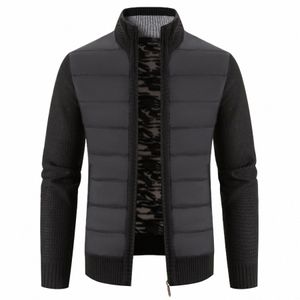 Erkekler Sonbahar Kış Kazak Beyzbol Ceket Örgü Ceket Koreli Jumpers Erkek Windbreaker Fi Sakulakları Busin Casual Snitwear 915n#