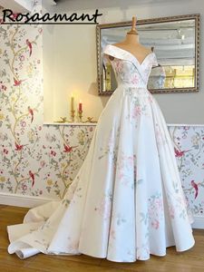 التطريز الملون عتيقة الدانتيل بوهو فستان الزفاف 2024 Abito da Sposa Deep Bridal Detipe Donsept Sexy Tulle Bridal Dress