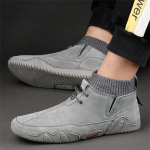 Casual Shoes High-cut Driving Leading Fashion Vulcanize Sports For Kids Black Mens Sneakers Snaeker Funky Design Shoos Boty Tennes