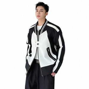 Luzhen Korean Style Jackets Trend 남자의 봄 트렌드 탑의 Fiable Persality 남성 의류 지퍼 가디건 2024 새로운 52a68f i86t#