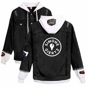 Sime Giertz 2D Denim Jacket South Side Werpents Streetwear Tops Women HARAJUKU DERNIM COUNTING Kobieta V5BP#