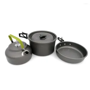 Tea Trays Retail Set of Pot 2-3 People and Teapot Camping Cookware Combination Without Table Beware