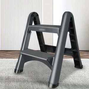 Scale Scala per uso domestico Scala pieghevole in plastica di ingegneria Scale a 2 gradini Autolavaggio Pieghevoli Scalette Piattaforma portatile Sgabello a gradini