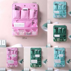 2024 Hanging Bedside Hanging Pocket Storage Bag Bedroom Magazine Storage Pouch Diaper Caddy Toy Holder Baby Tissue Box Home Organizer