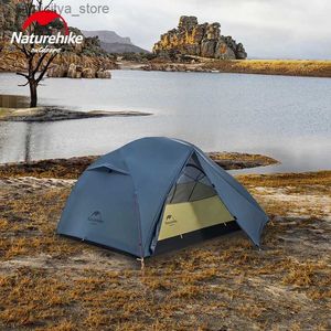 Tendas e abrigos Naturehike Ultralight 15D atualizado Star River Camping Tent 2 Person 4 Season 15D Silicone Tent com Footprint24327