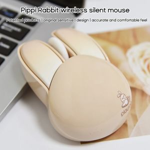 Mouse Nuovo Mouse Wireless Cartoon Simpatico Coniglio Mouse ergonomici 3D 2.4G Mouse da gioco ottico USB silenzioso per Computer portatile