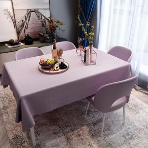 Pano de mesa lavável à prova d'água e rede de PVC vermelho ins doméstico simples sólido colortable atacado