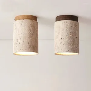 Luzes de teto nórdico moderno lâmpada de mármore corredor entrada decoração para casa led para quarto sala estar jantar suspensão luminária