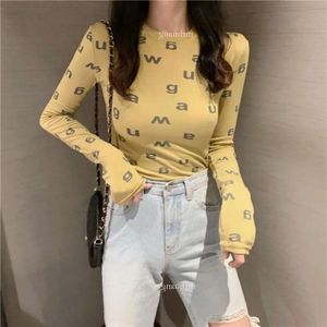 Sexy Women Long Sleeve T Shirt Tops For Woman Spring Summer Female Tee Designer Clothing Streetwear sexy shirt Tops streetwear