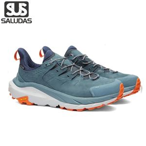 Saludas Kaha 2 Düşük GTX Erkek Ayakkabı Su Geçirmez Kamp Trekking Spor Ayakkabıları Deri Slip Mountain Men Trail Koşu Ayakkabıları 240313
