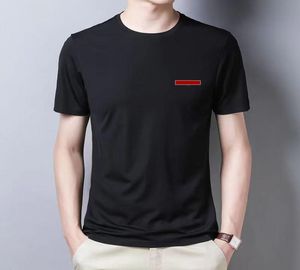 マンTシャツとバッジゴールドデザイナーTshirts夏の短い男性TシャツアイスシルクユニセックストップM3XL7953272