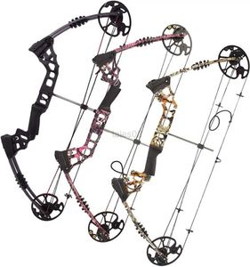 Bow Arrow Archery Compound Bow 20-70 kg Justerbar IBO Pil Speed ​​310fps Hunt Compound Bows For Adults and Teens Shooting Hunting (YQ240327