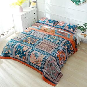 Blankets Plaid On The Sofa Soft And Breathable Bedroom Gauze Towel Blanket Comfortable Cotton Yarn Quilt Air Conditioning