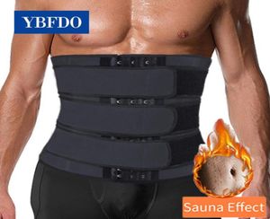 Ybfdo cintura trainer emagrecimento corpo shaper cinto fino para homens controle de barriga cinta modelagem controle barriga cincher trimmer cinto7707180