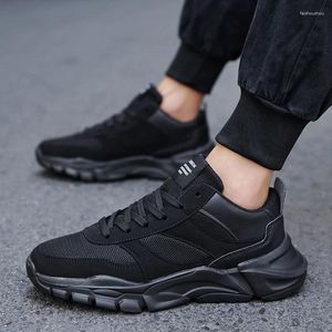 Casual Shoes Stylish Spring Men Tennis Outdoor Sneakers Anti-skid Male Footwear Summer Mesh Breathable Lace-up All-match