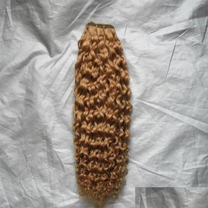 Tramas de cabelo brasileira virgem mel loira 1026 onda de água 100 g/pçs pacotes humanos dupla trama remy tecer produtos de entrega de gota extensio otqos