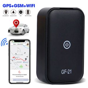 Trackers GF21/GF09 Mini Car GPS Tracker Real Time Tracking Antilost Device Locator Voice Recorder Wifi Positioning SIM Positioner