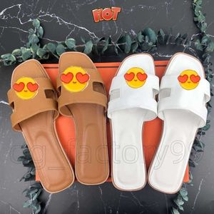 Slides Slides Sandal Slippers Classic Flat Flat Sandals Luxury Summer Ladies Slippers Classic Flat Flat Sandals Flip-Flops 35-42