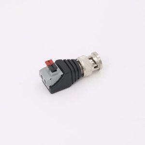 2024 BNC Stecker Push Befestigungs Typ 12V Stecker CCTV Kameras Buchse Adapter System Zubehör