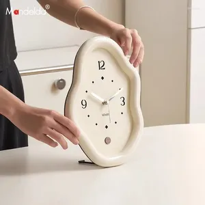 Tischuhren, kreative moderne Uhr, einfacher Schreibtisch für Wohnzimmer, umweltfreundliche Heimdekoration, Kunst-Dekor, Geschenk