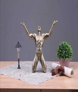 Le persone astratte modellano la moderna scultura di sculture artigianato per ornamenti per le decorazioni domestiche HD224236825