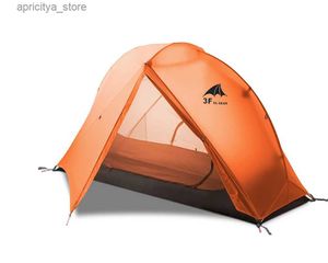 テントとシェルター3F ULギアフローティングクラウド1 Ultralight 3 Four Seasons Outdoor Camping Tent WaterfroofとWindProof Double Layered Hiking Tent24327