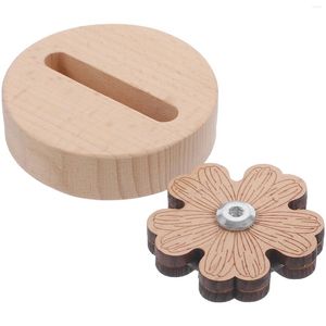 Lagerung Flaschen Blütenblatt Werkzeuge Nähen Gadgets Faden Schneiden Trimmen Holz Carving Linie Tragbare Holz Handliche Stickerei Für