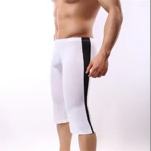 Mutande Pantaloni da uomo Modellanti per la casa Collant in seta ghiacciata Intimo Boxer M-XXL