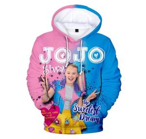 Cartoon JoJo Siwa Girls 3D Print Women Hoodies Sweatshirts Harajuku Streetwear Hip Hop Pullover Hooded Jacket Cosplay Costume8379753