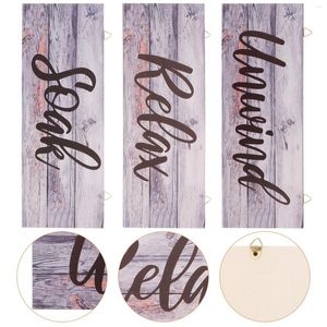 Party Decoration Relax Sign Wall Signs Soak Unwind Breathe Rustic Bathroom Decor Plaque Farmhouse Laundry Room